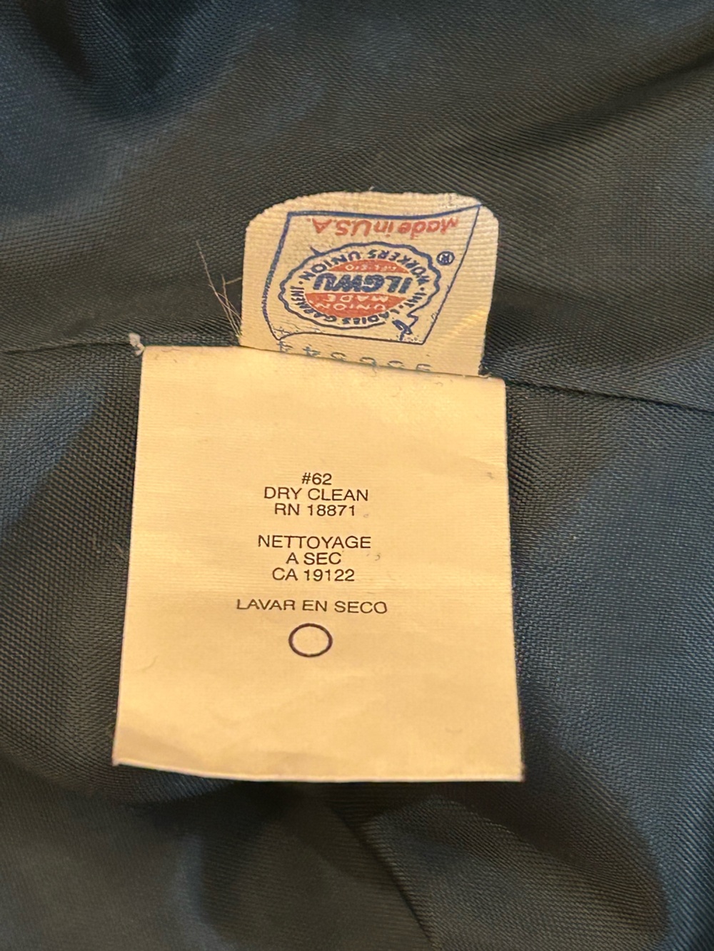 Vintage JH Collectibles Two Piece Skirt Suit, Teal 100% Wool - Picture 10 of 13